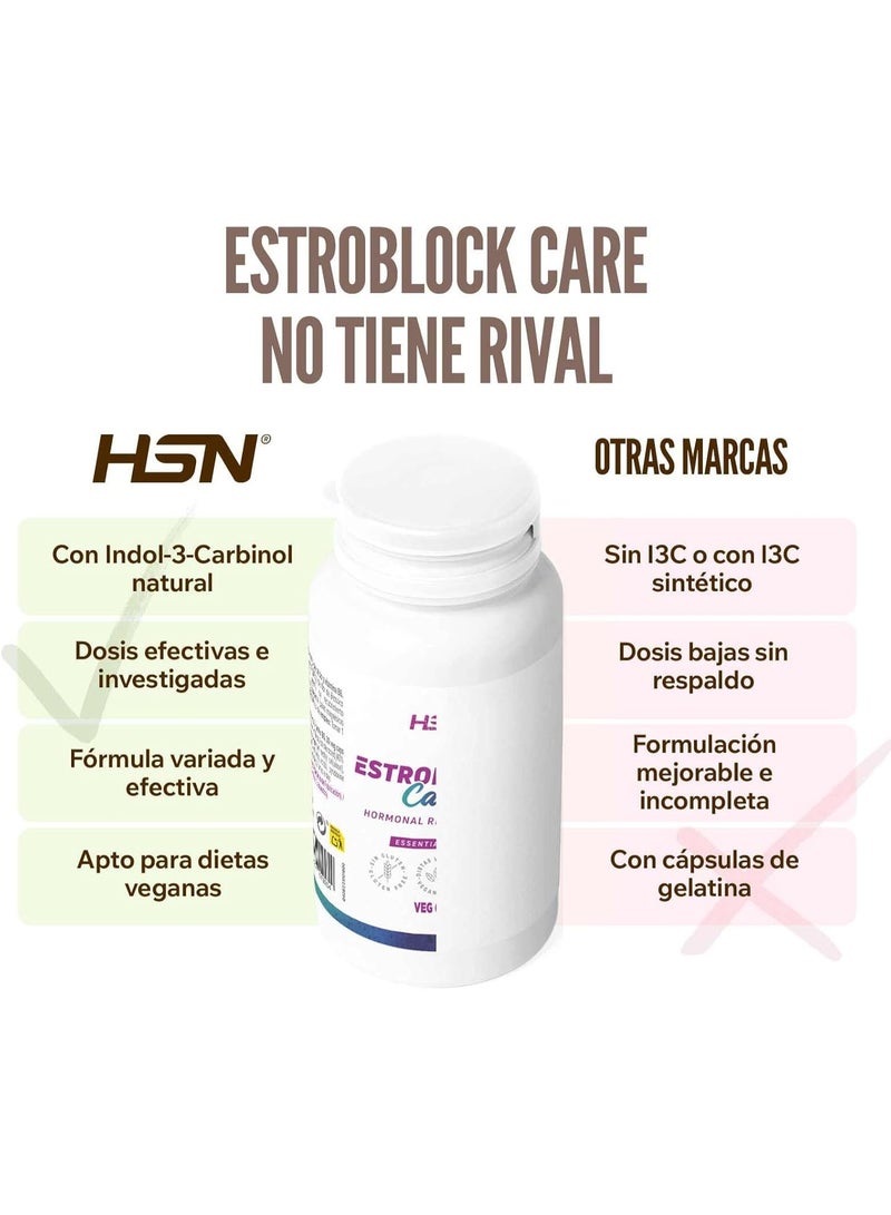 HSN Estroblock Care Control Estrogens* | 30 Vegetable Capsules | Indol-3-Carbinol (I3C) + Calcium D-Glucarate + B6 | *Vitamin B6 Helps Regulate Hormone Activity | Vegan Gluten Free - Image 4